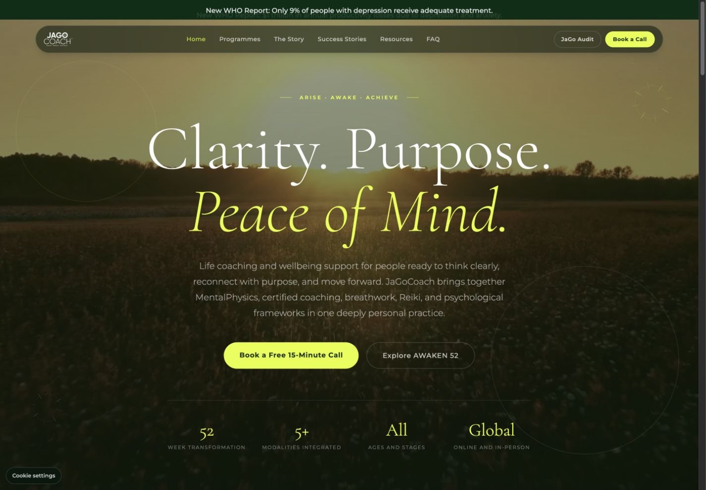 JagoCoach website screenshot