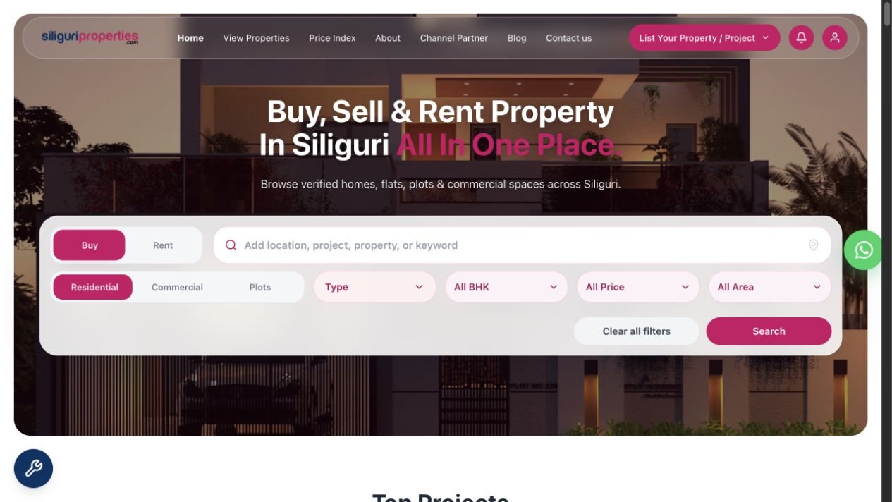Siliguri Properties / Property website